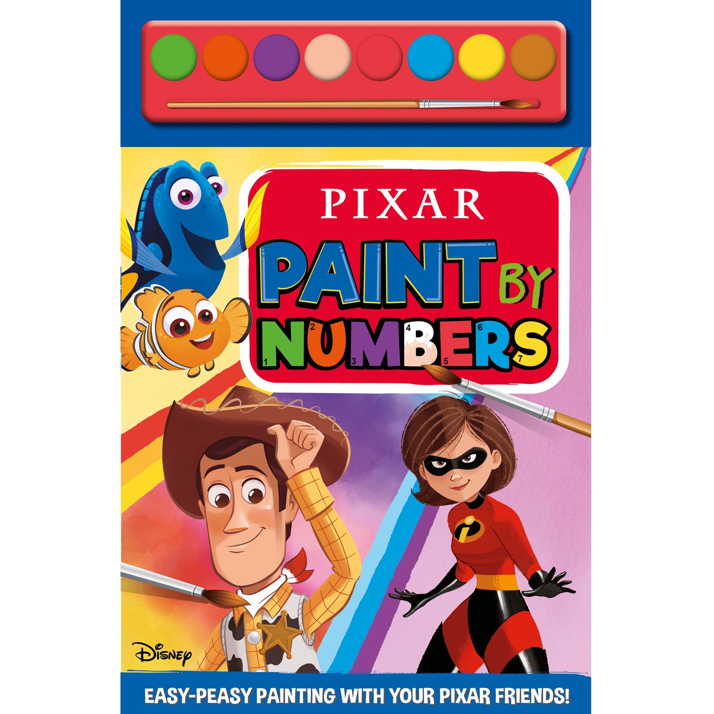 Pixar: Paint By Numbers Walt Disney