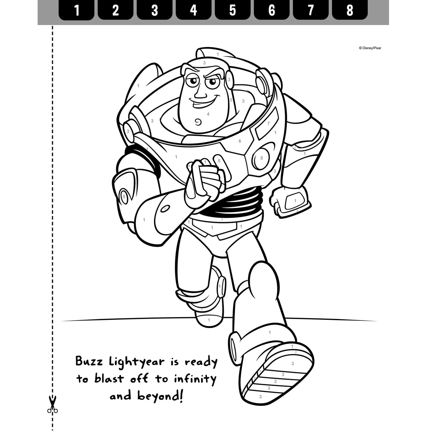 Pixar: Paint By Numbers Walt Disney