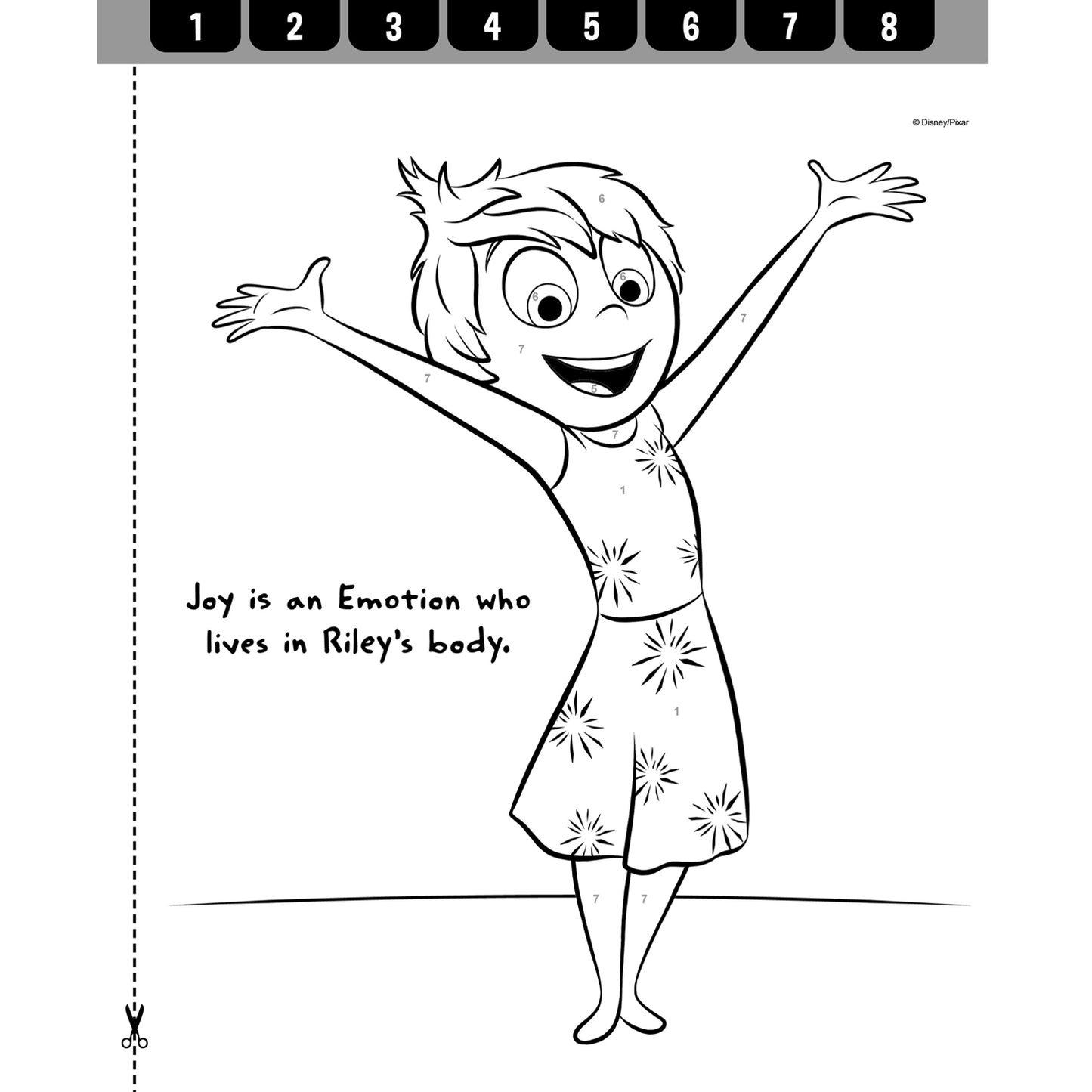 Pixar: Paint By Numbers Walt Disney