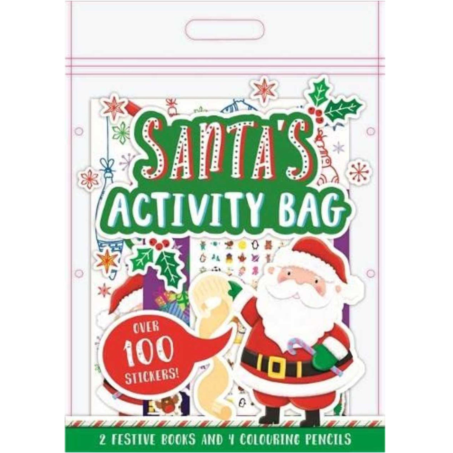 Santas Activity Bag (sticker Colouring Grab Bag)