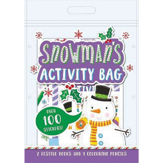 Snowman's Activity Bag (Sticker Colouring Grab Bag) Igloo Books