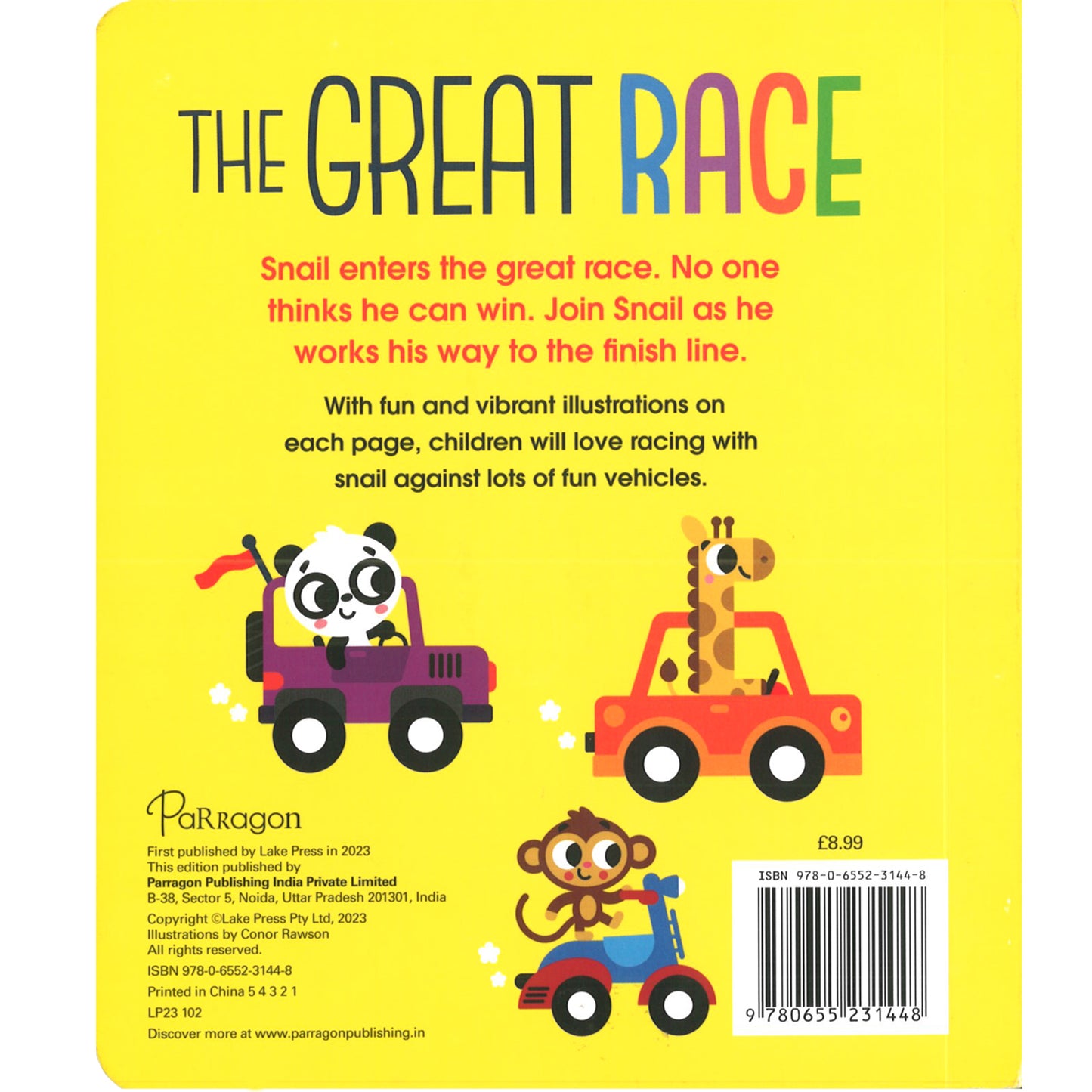 Graduating Board Book – The Great Race | Children's books about Crocodile | Early learning books | Board books | Die cut board books [Board book] Parragon