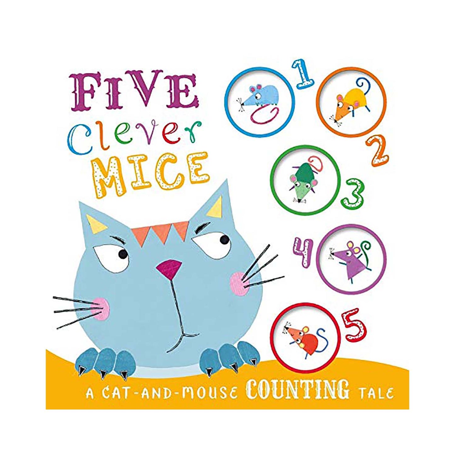 Five Clever Mice- Die cut Board book