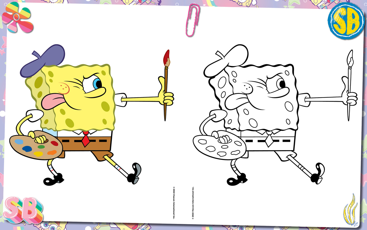 Spongebob Squarepants Copy Colour Parragon