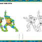 TMNT Catchin a Cab Copy Colour Parragon Publishing India